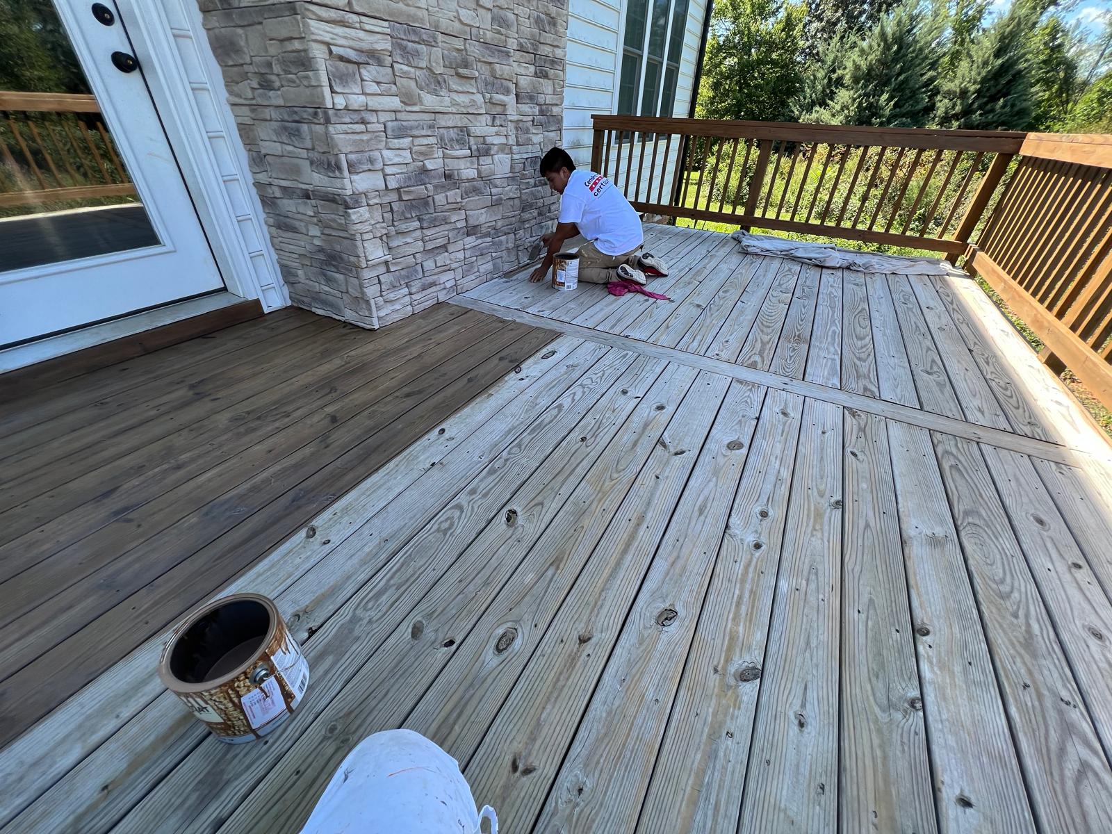 Deck Staining & Restoration