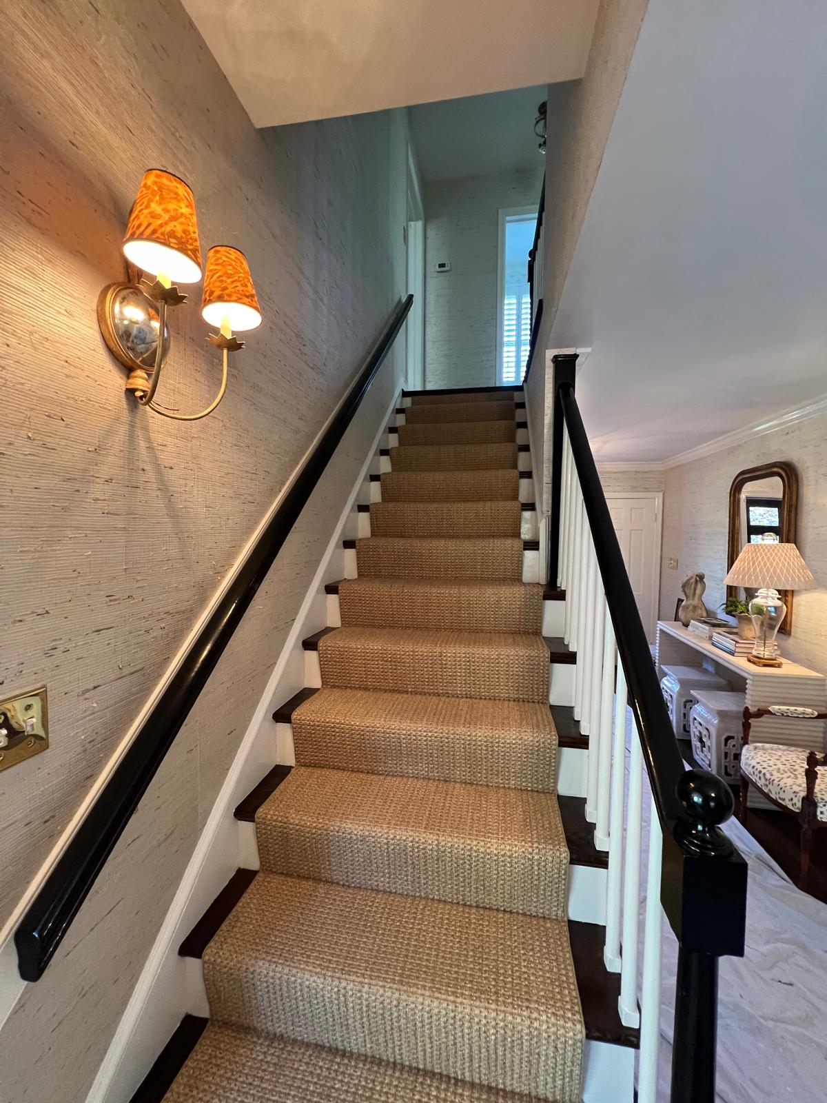 Elegant Staircase Interior Painting